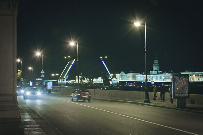 Санкт-Питербург. Развод мостов
